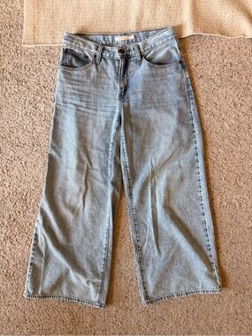 Levi's Light Blue Wide-Leg Jeans